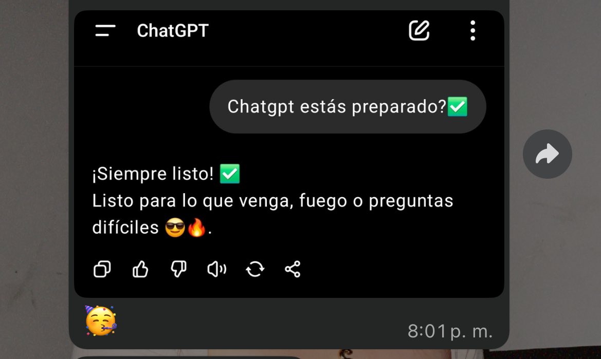 Hay examen 
*nosotros automáticamente*