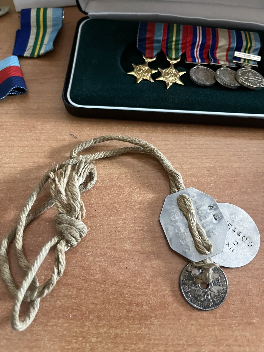 80 years ago. Peace. Hard fought. The bloke who wore these dog tags fought new guinea and Bogainville. He would role in his grave in Albaneses comments this week.