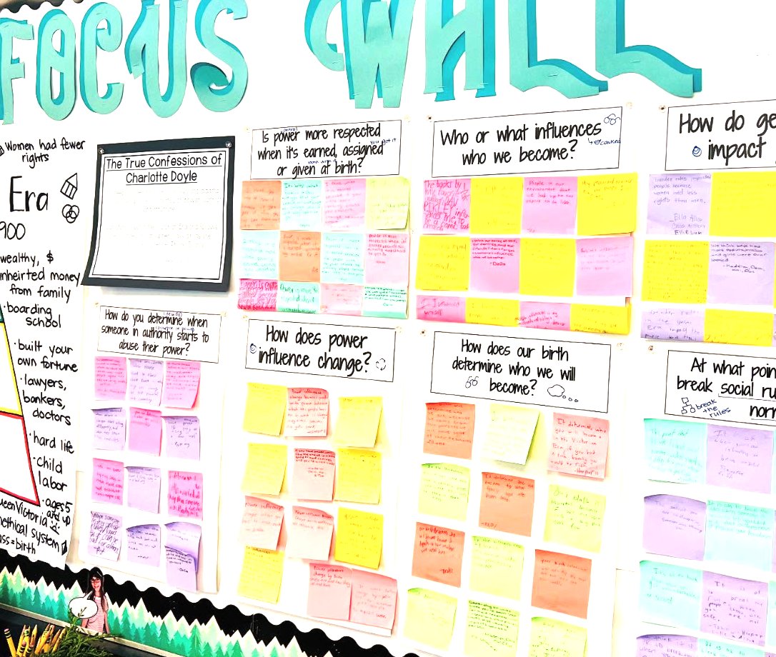 teacher2teacher's tweet photo. "Our room is full of their work and thinking and it makes me so happy. They build the anchor charts, they record each other’s thoughts..." —T Jillian Shafer (hello_fifth on IG)

https://t.co/SkQzSE39nc https://t.co/91YasBGYnC