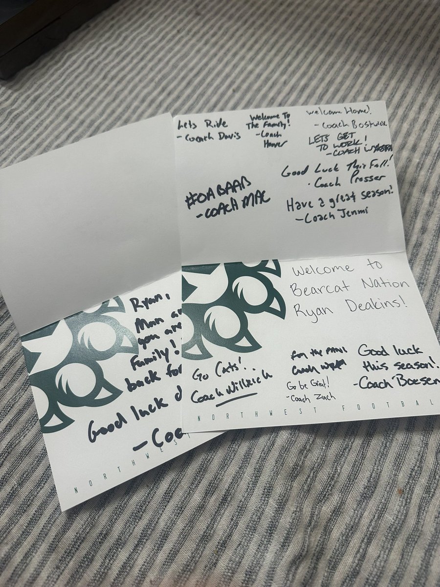 Thanks for the love <a href="/NWBearcat_FB/">Northwest Football</a>!
<a href="/CoachMcMenamin/">John McMenamin</a> <a href="/CoachBostNW/">Chad Bostwick</a> <a href="/CoachDavis_87/">Roberto Davis</a>