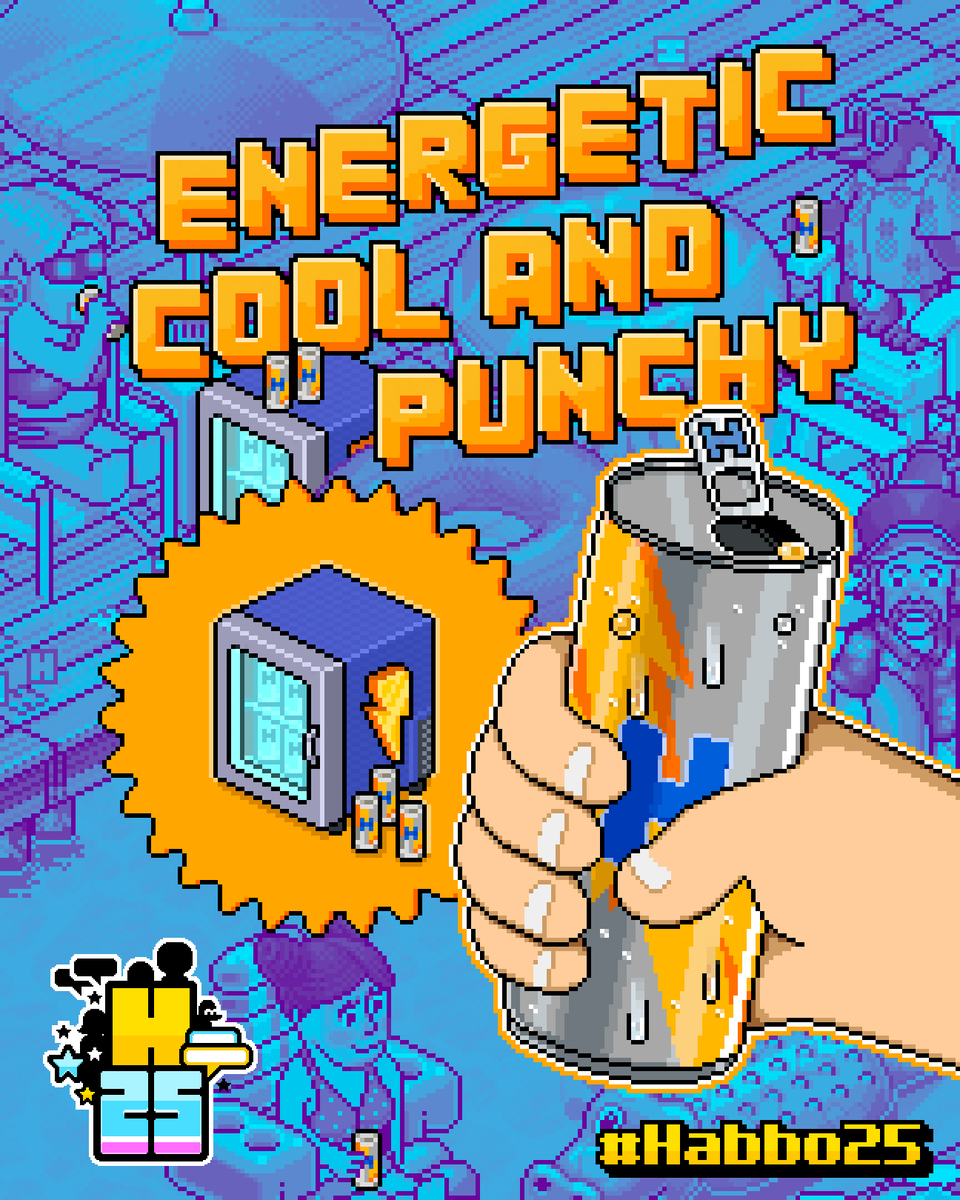 🥳 Global #Habbo25 Giveaway! 🍾
5 Winners each get JääBoost Mini Fridge
Requirements:
- Retweet 🔁and Like 🩷
- Follow me <a href="/conHabbo/">conHabbo</a> 🕴️
- Comment your username and hotel (legacy)

Optional:
Follow me on instagram and YT instagram.com/zihabbo 
youtube.com/@uchabbo312

Ends Aug 19