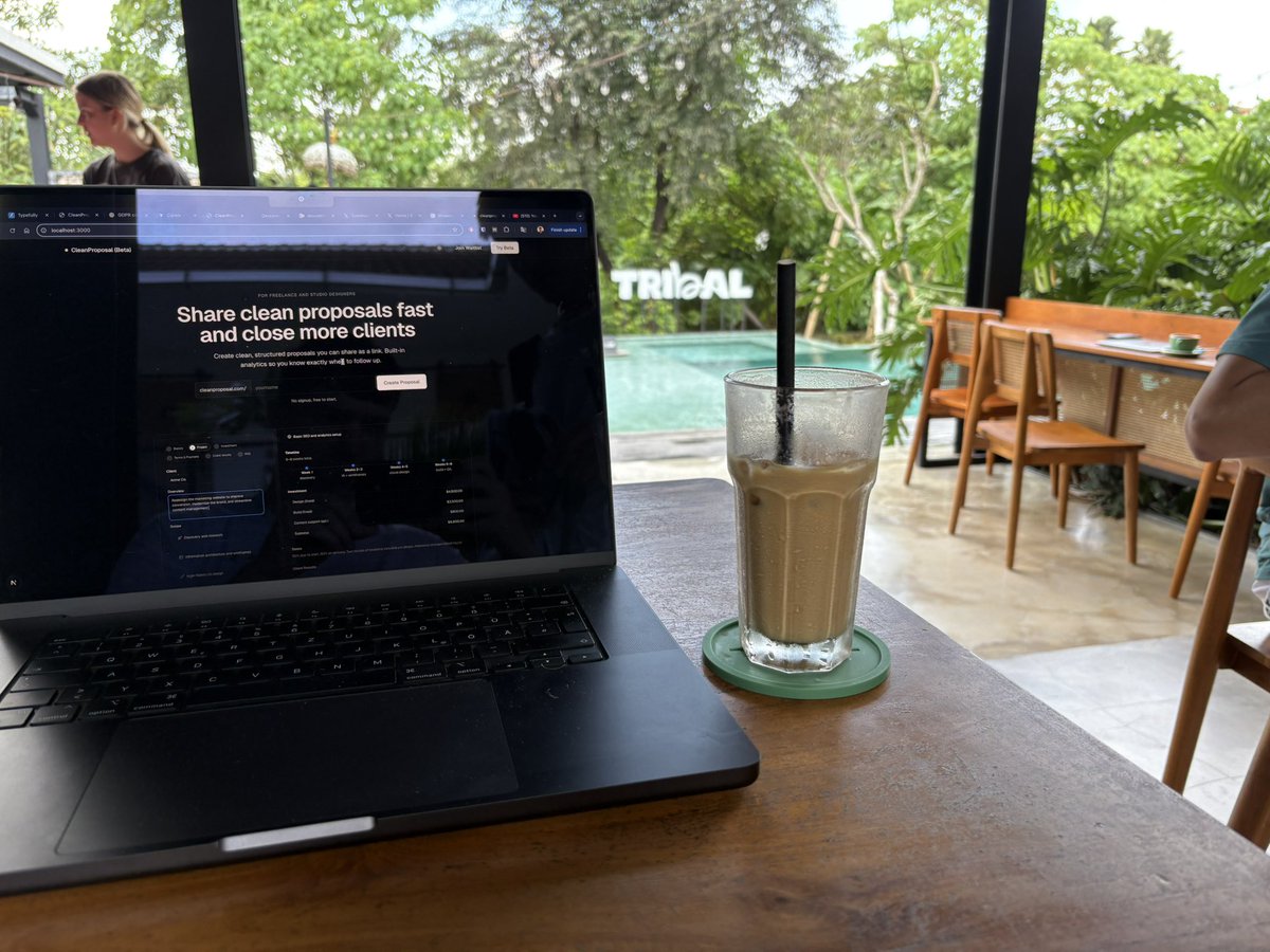 GM from my favourite island 🥹

Going to continue building today