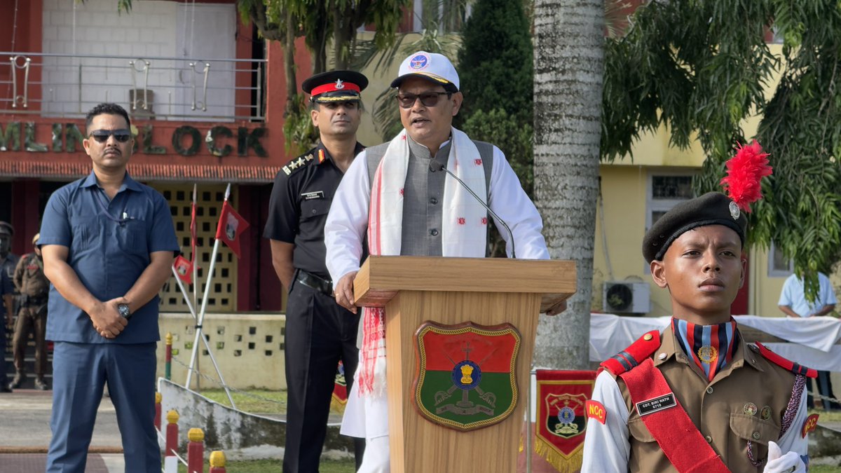 DrNumal's tweet image. Honoured to unfurl the flag at Sainik School Goalpara on India’s 79th Independence Day. Proud of the cadets; tomorrow’s brave defenders of our nation.

#79YearsOfFreedom #FutureWarriors #NationalPride