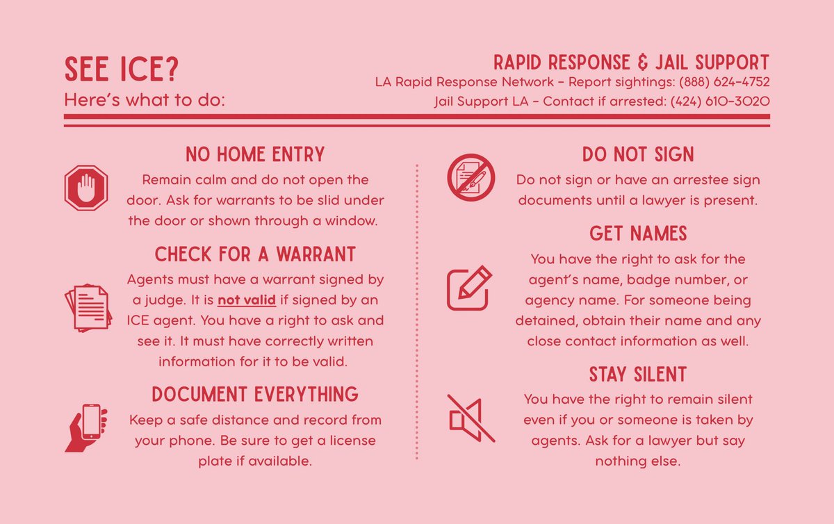 hello! to everyone going to enhypen this weekend or to any upcoming kpop concerts, ice was spotted at bmo stadium yesterday!! pls stay safe and know your rights.