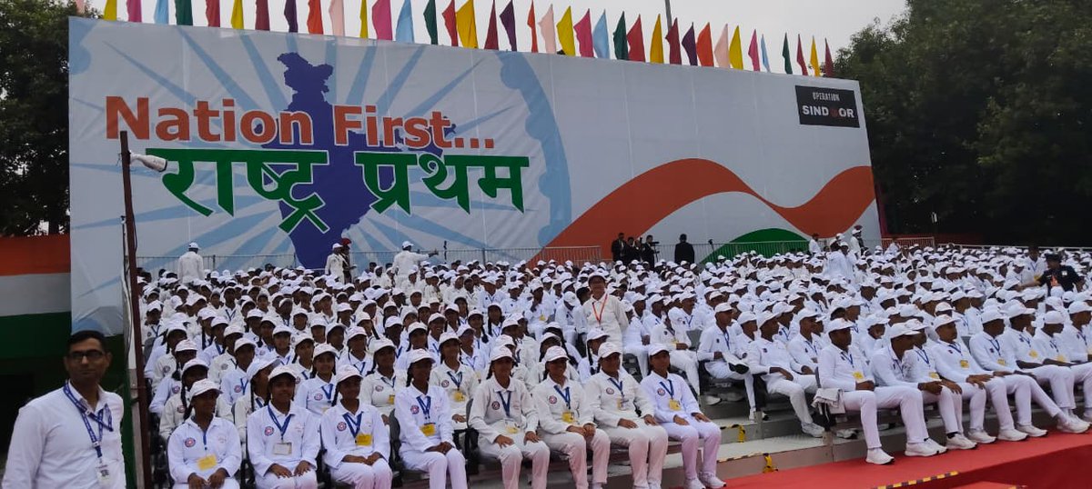 All set &amp; filled with pride to witness the 79th Independence Day Ceremony! 🇮🇳 #IndependenceDay2025
#NayaBharat