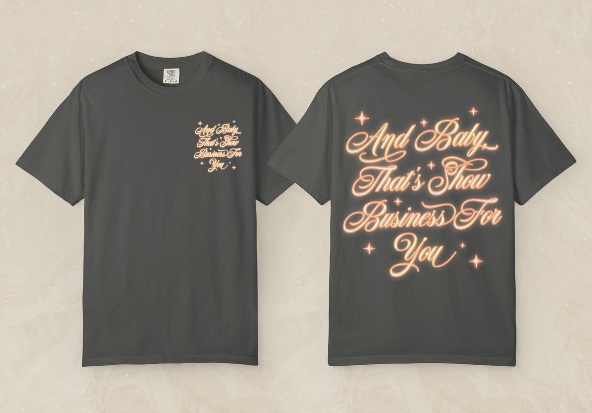 MidnightMoonCo's tweet photo. We're in our showgirl era ❤️‍🔥 new merch added to our etsy store!! https://t.co/OlHHPgTn2o