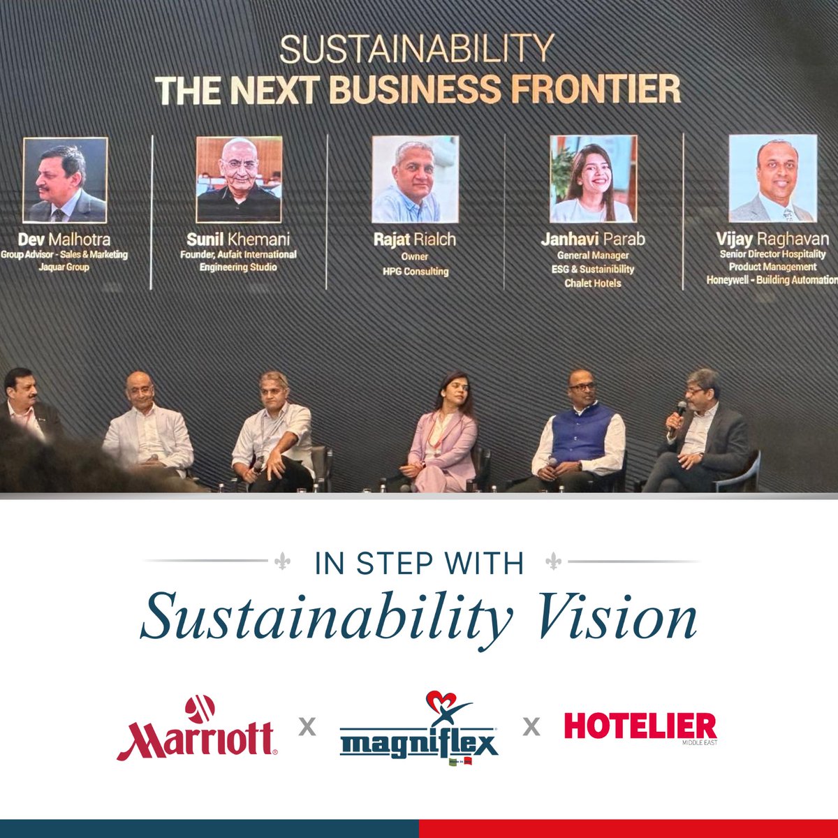 Magniflex_India's tweet photo. Marriott’s sustainable vision meets Magniflex’s eco-certified materials, low-emission production &amp; carbon-reducing packaging. Together, we’re building a healthier planet &amp; a sustainable future. 🌱 #Sustainability #EcoFriendly https://t.co/U7EkKifuID