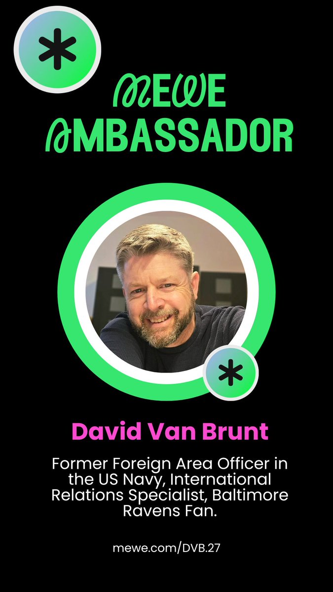 DavidVanBrunt12's tweet photo. Excited to tell u that I'm a MeWe Ambassador & can provide a friendly guide to all things MeWe!
✅ Want to discover amazing MeWe Groups? Tips, Updates?
Follow & connect & keep in touch so u get the best out of MeWe!
https://t.co/OPnZObv5w8
#HelloMeWe #MeWeAmbassador #LetsConnect https://t.co/l1TepPVwJR