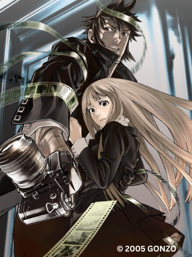 GonzoAnimeIntl's tweet photo. ✨📺⏰Rewatch Time⏰📺✨
#SpeedGrapher 
In the new Tokyo, where every fetish has a face, burned-out war photographer Saiga is slumming in the tabloid wasteland. Sent to dig up dirt on the underground elite, he stumbles upon a depraved ritual below the city -and before the night ends, a single kiss from a young beauty named Kagura ignites a chain of events that could force the entire ruling class to their knees. 
#Rewatch #Anime