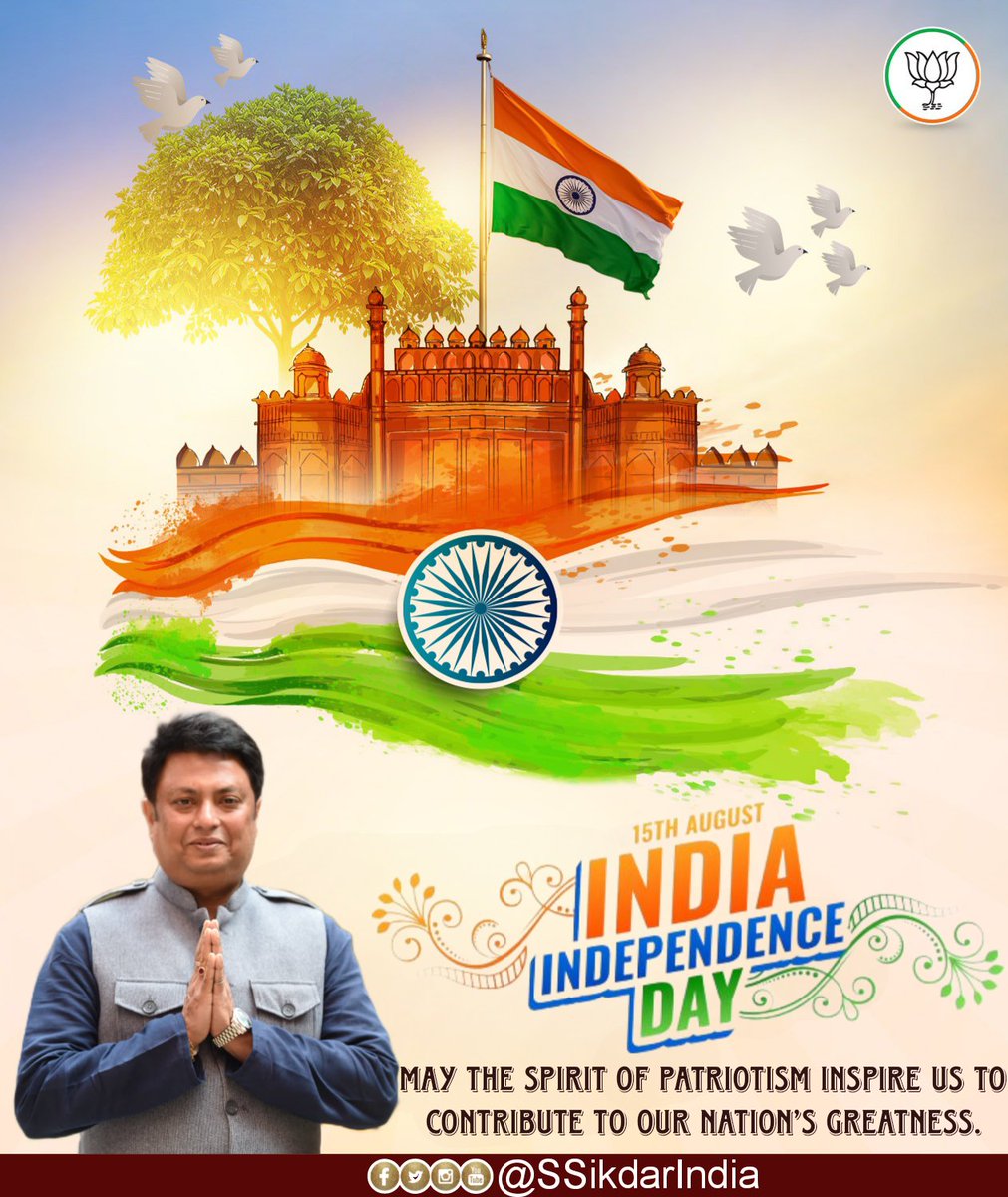 Happy Independence Day 2025! May the spirit of patriotism inspire us to contribute to our nation’s greatness.
#IndependenceDay2025 #IndependenceDay #IndependenceDayIndia #SwatantrataDiwas #15August2025 #15August #IndependenceDaySpecial