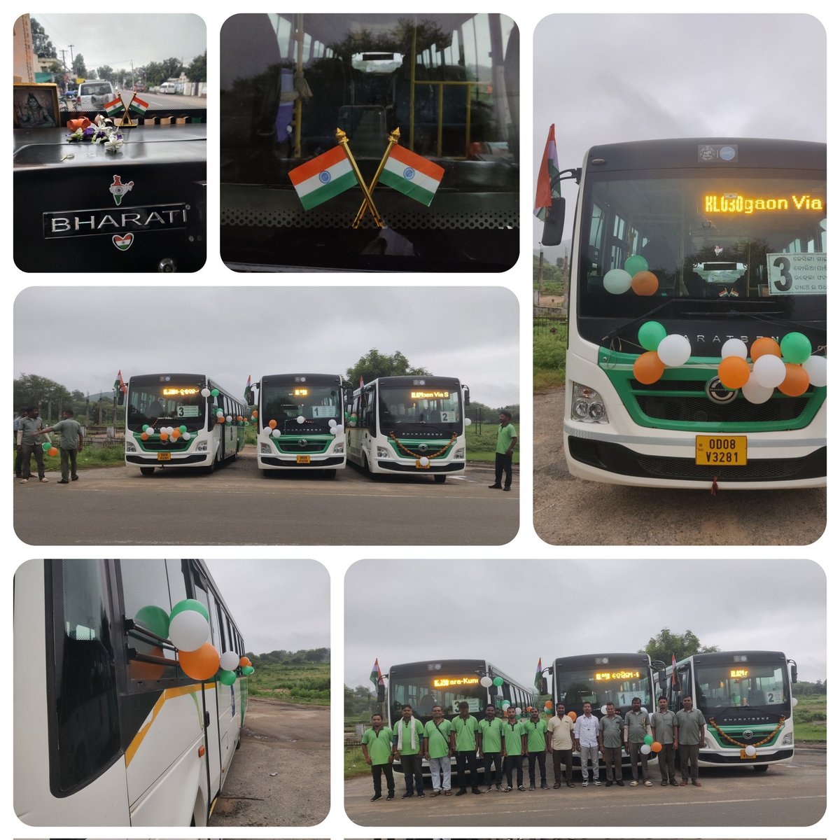 କେସିଙ୍ଗା ମୁଖ୍ୟମନ୍ତ୍ରୀ ବସ୍ ସେବା ତରଫରୁ,
ଆଶା ଏବଂ ଦେଶପ୍ରେମ ରେ ପରିପୂର୍ଣ୍ଣ ଏକ ଆନନ୍ଦମୟ ସ୍ୱାଧୀନତା ଦିବସର ଶୁଭେଚ୍ଛା 🇮🇳🌸🫡