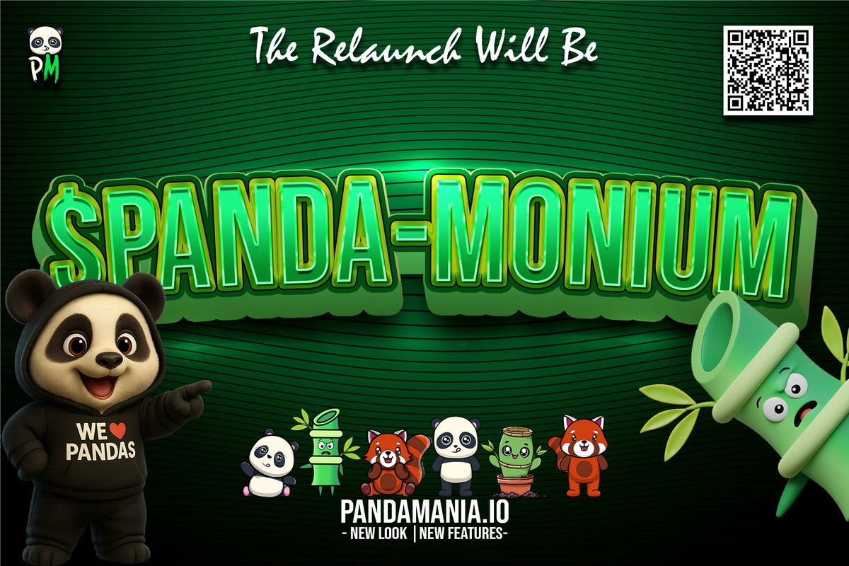 A_T_O_M_NFT's tweet photo. Something BIG is brewing in the bamboo jungle over at @PandaMania_NFT...⏳
The $PANDA den is about to erupt into pure PANDA-MONIUM 
No date. No warning. When it drops, you either ride the wave or watch from the sidelines.
$PANDA #PANDAToken #PandaMania #BambooGang https://t.co/bU8LkjusZd