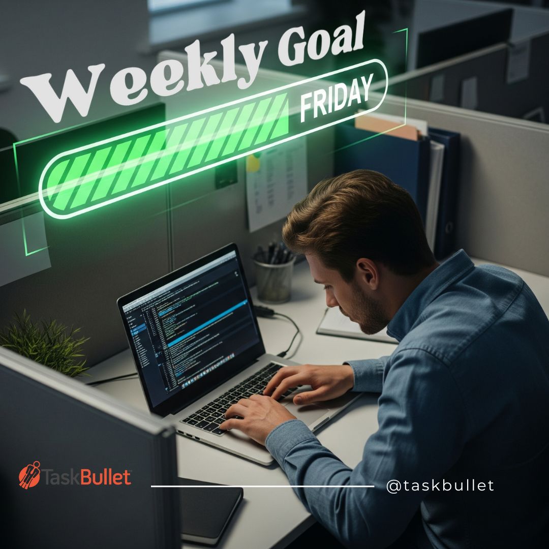 TaskBullet's tweet image. Weekly goal: Survive until Friday. ✅

#MissionComplete #FunnyWorkQuotes #WorkWeekDone