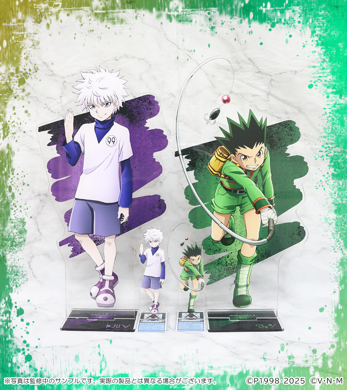 ハンターハンター フェイタン webくじ ラストwin賞 アクリルスタンド HUNTER×HUNTER 描き下ろし フェイタン 歩みver. BIGアクリル