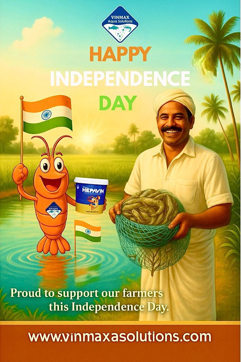 VinmaxA12601's tweet photo. Happy Independence Day, ๐ฎ๐ณ
This Independence Day, we celebrate the freedom and hard work of our farmers who are the backbone of our nation. Proud to support them in building a stronger, self-reliant India.
#IndependenceDayIndia #JaiHind #IndianFarmers #VINMAX #ProudToBeIndian https://t.co/XZ7T3H48uI