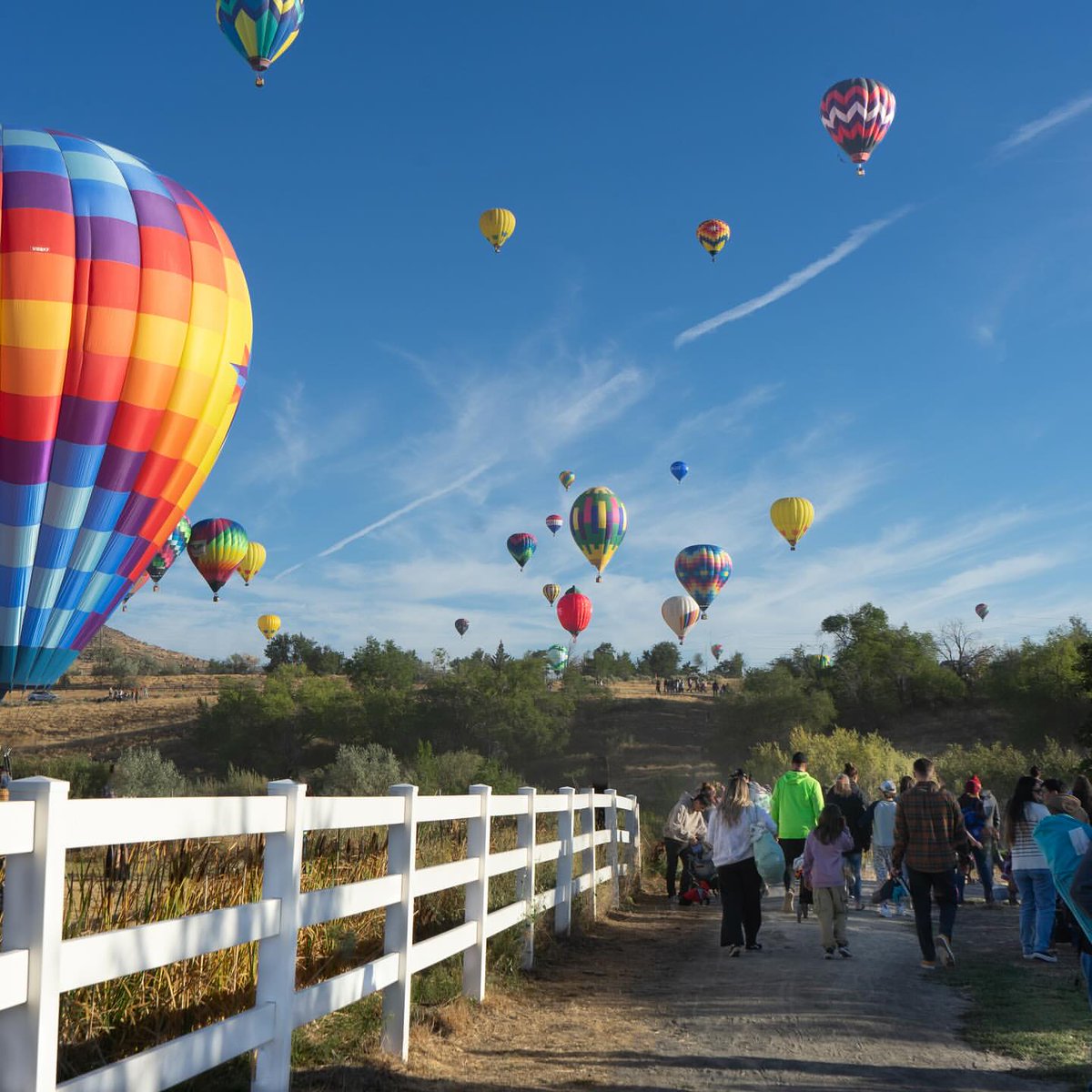 Beat the crowds and join us for a mass ascension launch on Sept. 4! 🎈

Gates will be open at 6AM for spectators to enjoy the 7AM launch! The official merchandise tent along with a few vendors will be up and running. VIP Parking will be FREE for this day only! 

#RenoBalloonRace