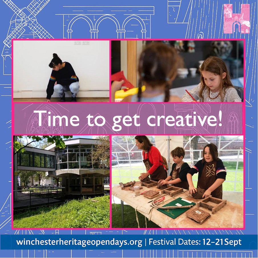 WinchesterHods's tweet photo. Unleash your creativity this Winchester Heritage Open Days!

✍️@WinPoetryFest  – a workshop with Damian Kelly-Basher, Hampshire Poet 2024-26
🎨🔬@WinColl Family Crafts &amp; Science Activity Tent 
🖌️ Drawn in by the Architecture @NewportMinster  

Full programme on our website! https://t.co/lFKmTrF0Fb
