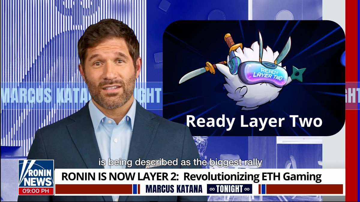 HOLY!!! <a href="/Ronin_Network/">Ronin</a> is moving to an L2! 🔥
So now, Ronin rises as Ethereum's gamification engine.

It is time to EXPAND beyond! 🫡