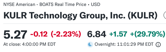 alliseeis_W's tweet photo. Why Is $KULR Stock Popping Today?

$KULR -> $8+ incoming. 

1. Strong Q2 2025 Earnings Beat Expectations
KULR delivered robust Q2 results with revenue of $3.97 million, climbing 63% year‑over‑year, surpassing Wall Street's forecast of around $3.5 million.
Even more notable: the company posted a net income of $0.22 per share, a dramatic upside from the expected loss of around $0.16 to $0.20

2. Bitcoin Holdings Supercharge Profits
KULR’s profitability was buoyed by gains linked to its Bitcoin holdings — affirming its “Bitcoin-Plus Treasury” strategy.
The company holds over 1,000 $BTC, generating impressive treasury yield power.GlobeNewswire

3. Product-Driven Growth Strategy Taking Root
KULR is pivoting from services to a product-centric model, increasing product sales by 74% YoY. The company is targeting high-growth verticals such as industrial energy storage, exoskeletons, and space-rated batteries.
A healthy current ratio above 9 underscores the company’s solid liquidity and conservative balance sheet.

4. Index Inclusion Boosts Institutional Appeal
Recently added to the Russell 3000 Index, making KULR more visible and tradeable among institutional investors.GlobeNewswire

Summary
KULR's share price spiked today due to a compelling mix of strong earnings, newfound profitability from Bitcoin assets, and a strategic pivot toward product innovation — all backed by a sturdy balance sheet and elevated market visibility from Russell 3000 inclusion.