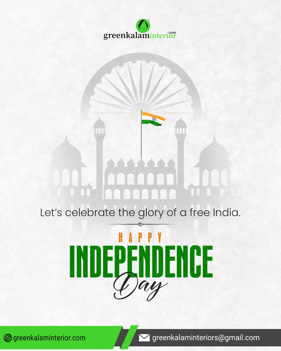 greenkalam's tweet photo. அனைவருக்கும் இனிய சுதந்திர தின வாழ்த்துக்கள்
We wish you Happy INDEPENDENCE DAY to All. 

#happyindependenceday
#happyindependenceday2025
#august15independenceday
#happylife
#happyindians
#greenkalaminterior https://t.co/DYeh2LiDwB
