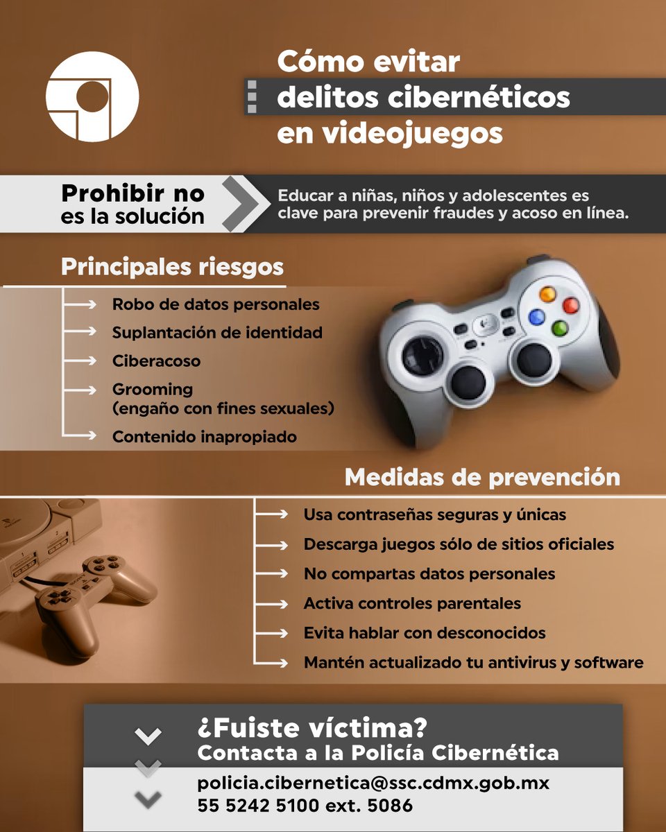 OnceNoticiasTV's tweet photo. Los #videojuegos se han convertido en el refugio de las #infancias y #adolescencias, pero sin la supervisión de personas adultas se exponen a #robodedatos, #ciberacoso o #grooming. ¡Mucho ojo!
#OnceNoticiasDigital🔻 https://t.co/NKLilgnUuE