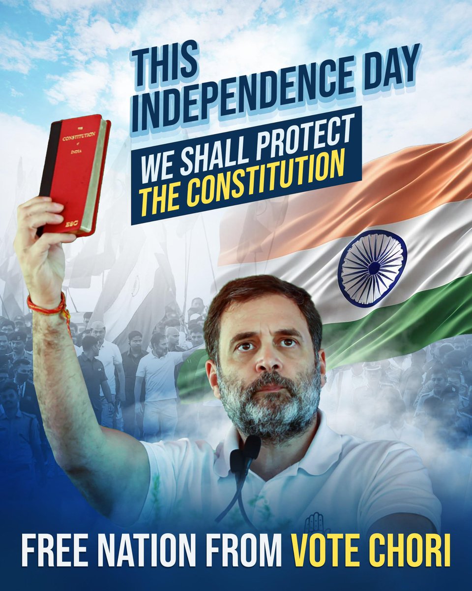 CongressTask's tweet photo. #IndependenceDay2025 https://t.co/JnETaEZfSs