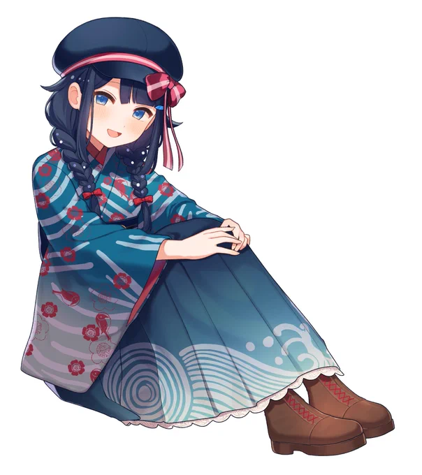 【お仕事報告】 詩木織葵葉さん()の4周年記念イラストを担当させていただきました 改めて、4周年おめでとうございます