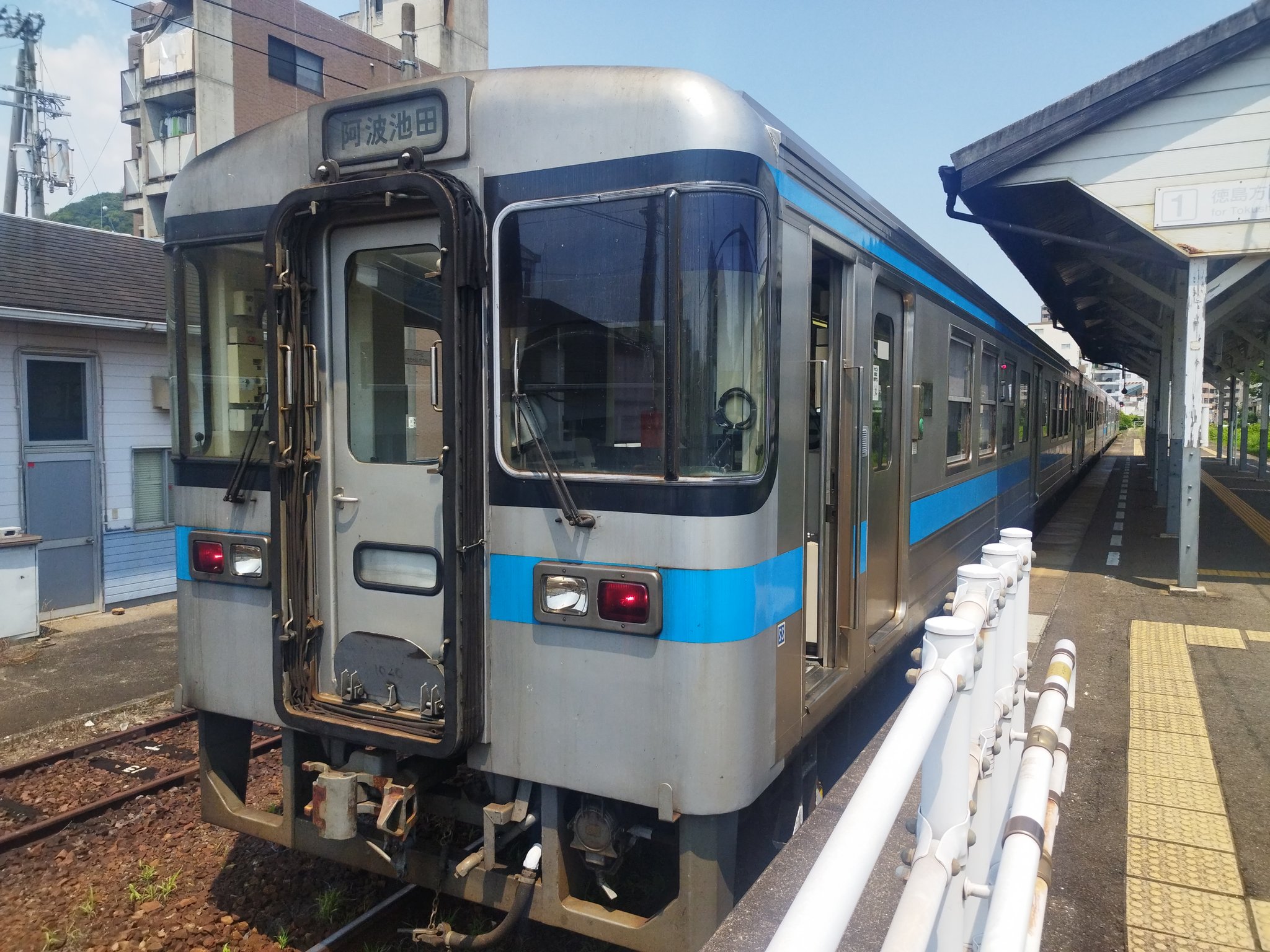国鉄◎行き先案内板◎小松島行きから阿波池田行き backend=imagemagick;version=1;