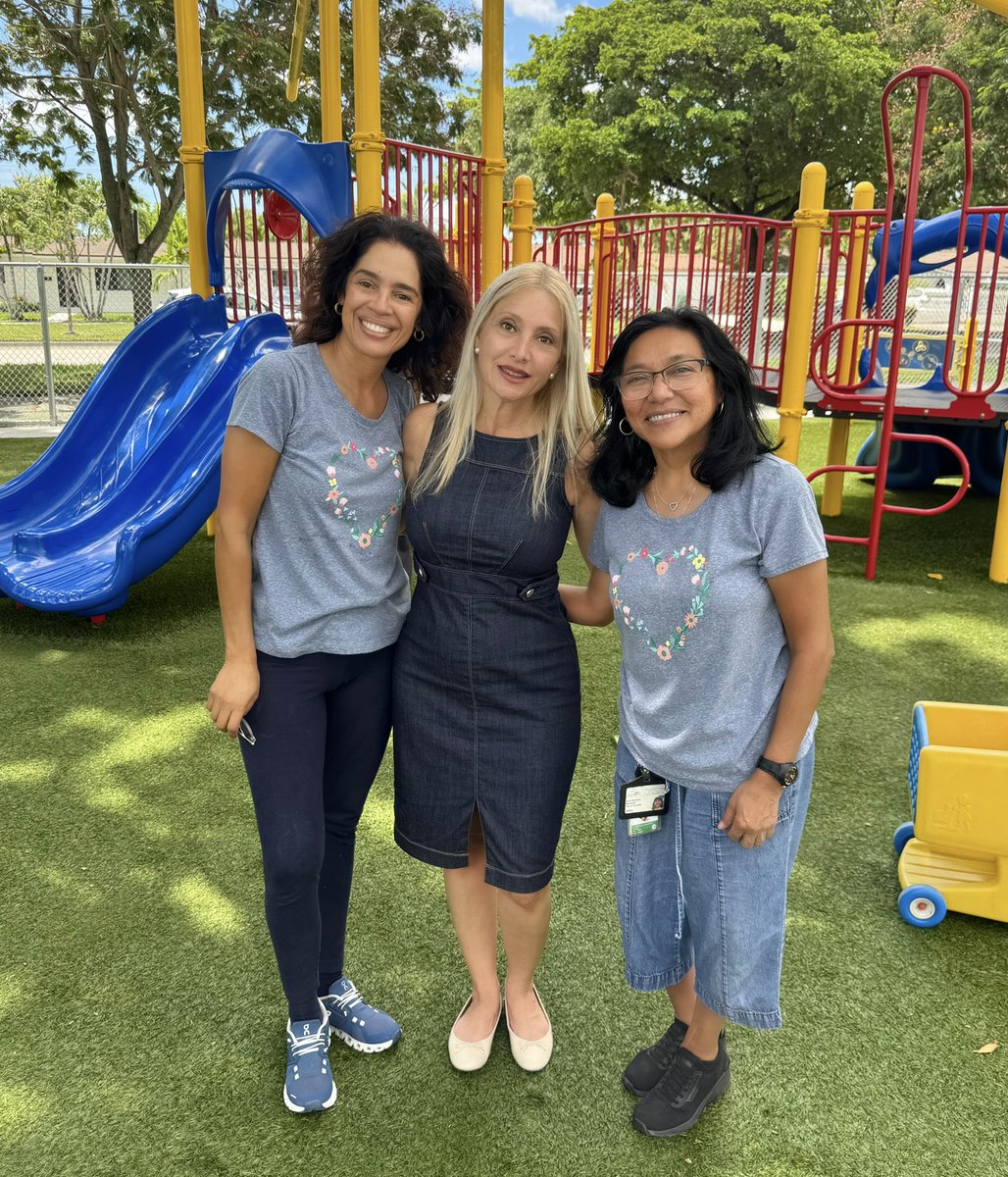 Angie Torres (@angietorresdade) on Twitter photo What a wonderful first day of school at the <a href="/OfficeofESE/">M-DCPS Department of ESE</a> Pre-K ESE program! So much joy and laughter on the playground as students get to know each other and their new environment.
#YourBestChoiceMDCPS <a href="/SuptDotres/">Jose L. Dotres, Ed.D.</a> <a href="/LDIAZ_CAO/">Lourdes Diaz</a> <a href="/mdcps_prekese/">PreK ESE</a> What a wonderful first day of school at the <a href="/OfficeofESE/">M-DCPS Department of ESE</a> Pre-K ESE program! So much joy and laughter on the playground as students get to know each other and their new environment.
#YourBestChoiceMDCPS <a href="/SuptDotres/">Jose L. Dotres, Ed.D.</a> <a href="/LDIAZ_CAO/">Lourdes Diaz</a> <a href="/mdcps_prekese/">PreK ESE</a>