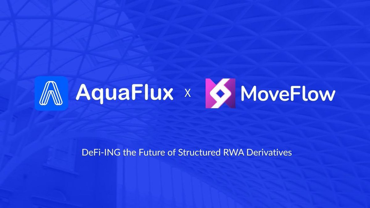 AquaFlux (@aquafluxpro) on Twitter photo ๐ค AquaFlux x MoveFlow
๐<a href="/moveflowlabs_/">MoveFlow | Token Distribution Protocol ๐</a> is a programmable on-chain token distribution protocol โ enabling automated, secure, and transparent token allocations for any use case.
๐ช AquaFlux and MoveFlow are expanding the RWAfi toolkit โ combining structured RWA products with ๐ค AquaFlux x MoveFlow
๐<a href="/moveflowlabs_/">MoveFlow | Token Distribution Protocol ๐</a> is a programmable on-chain token distribution protocol โ enabling automated, secure, and transparent token allocations for any use case.
๐ช AquaFlux and MoveFlow are expanding the RWAfi toolkit โ combining structured RWA products with