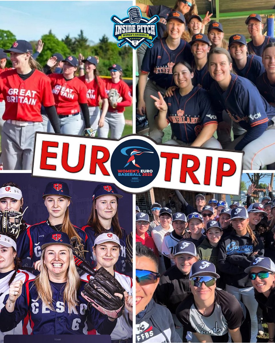 womens_baseball's tweet photo. All 4 WBSC Europe Baseball Women’s Championships preview eps have dropped! 

🎧 Apple, Spotify or wherever you get your podcasts https://t.co/Ss4R7xhIhf 

#girlsareplayerstoo #womensbaseball https://t.co/VlgEBpIsY9