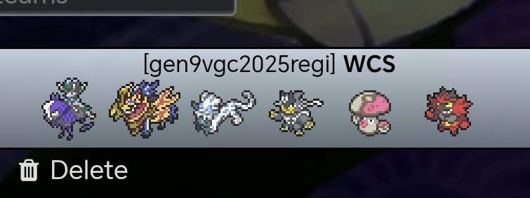 I'm not going to Worlds but I prepared as if I would, so this would've been the team I'd bring. I reached finals in an online local tournament and it's been the most solid team I've played in Reg I. Since I'm not playing more Reg I, it's my last team.
 pokepast.es/f48775d7e07506…