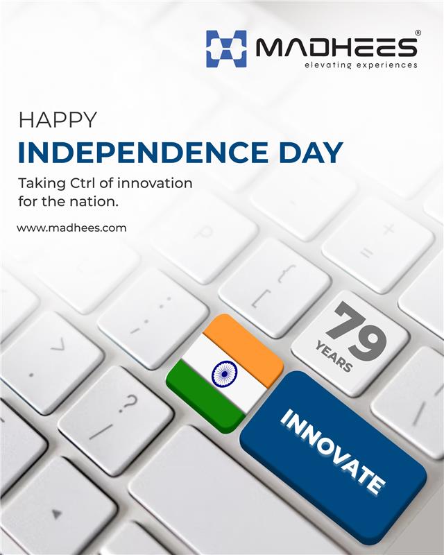 Madhees's tweet image. From Ctrl to Innovation — Celebrating 79 years of freedom and forward thinking. 🇮🇳💡

 #HappyIndependenceDay #InnovateIndia #79YearsOfFreedom #TechForNation #Madhees #ElevatingExperiences #InnovationForIndia