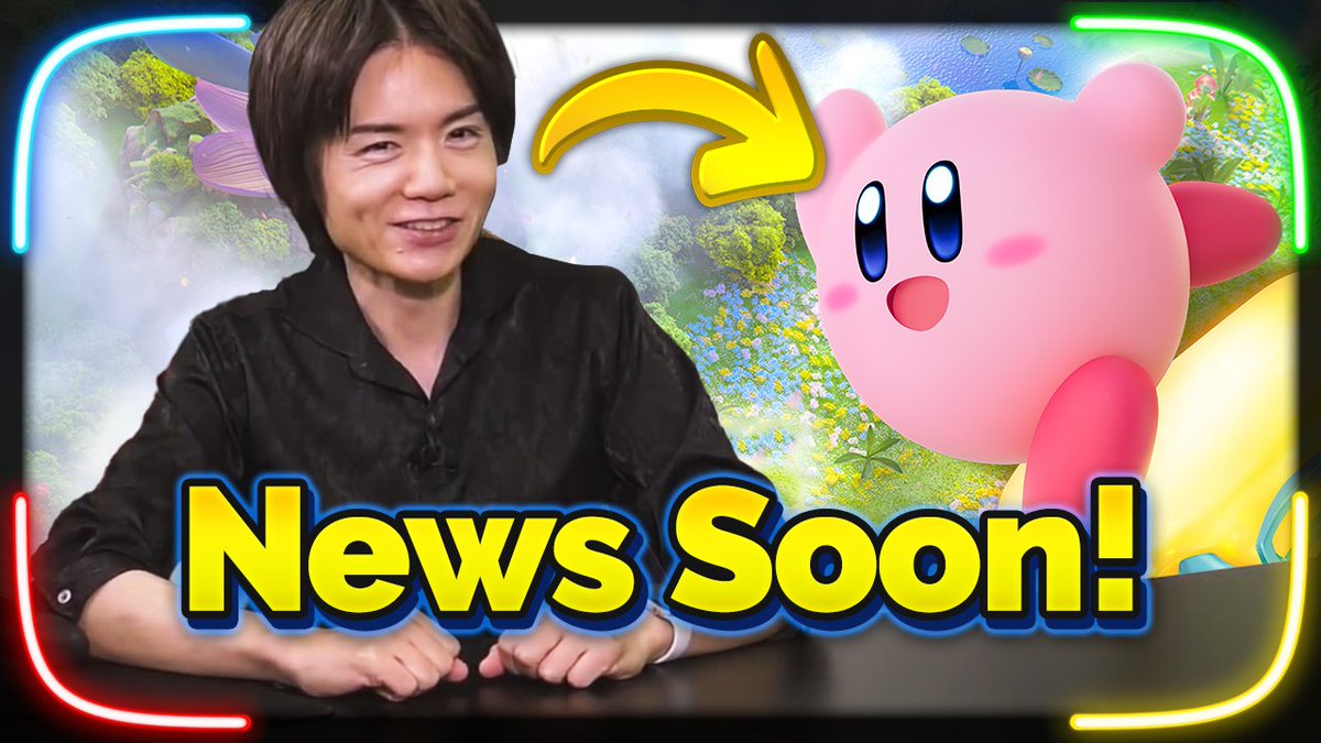 Sakurai just teased Kirby Air Riders news is coming "Soon!" Who's ready for a Nintendo Direct?!
More: youtu.be/nD_9Wvurusg