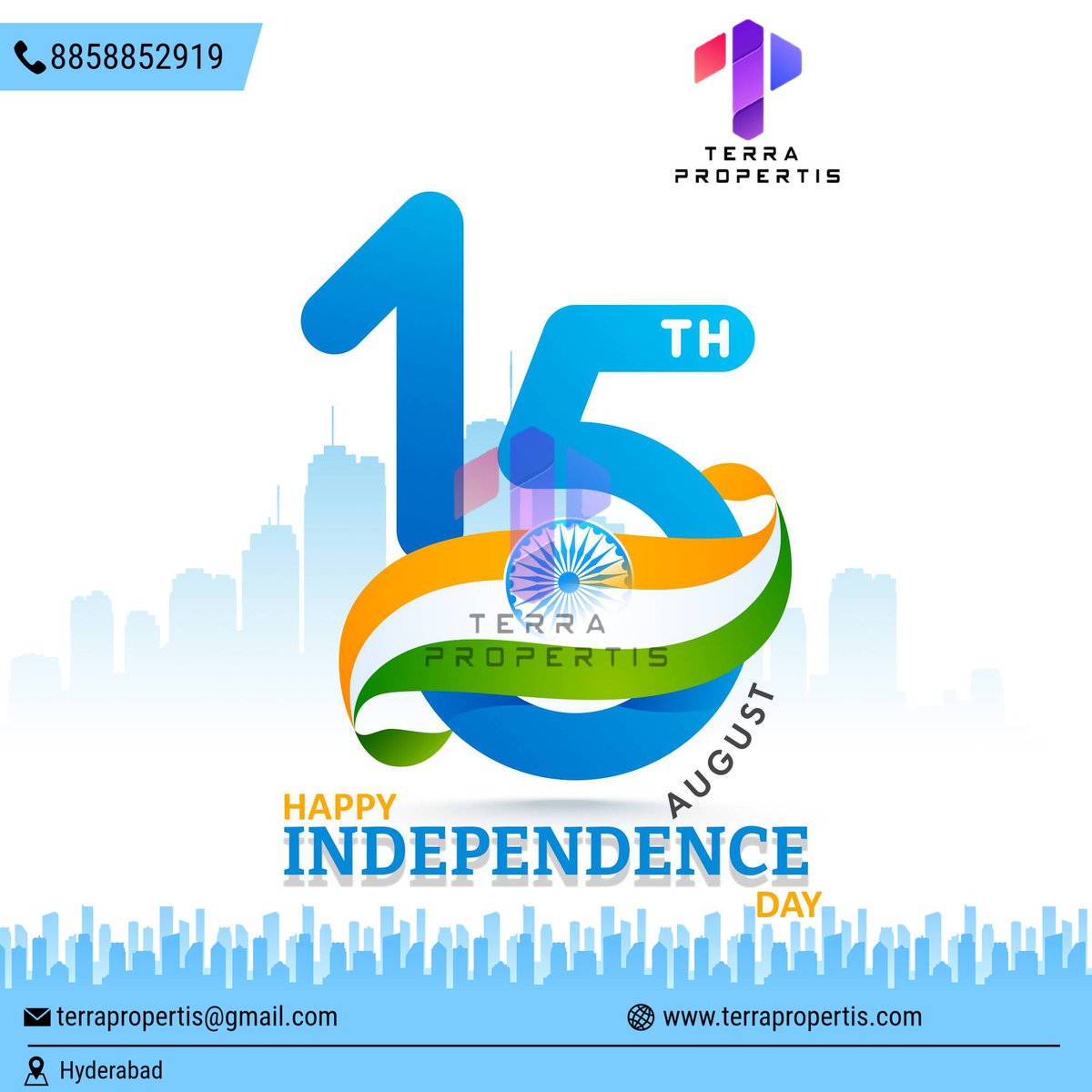 Terrapropertis_'s tweet photo. ## 🔥 Celebrate Freedom with Secure Real Estate! 🏠 

🛍️ Terra Propertis offers a wide range of properties across prime locations, ensuring you find the perfect space to call your own.

#IndependenceDay #RealEstate #HomeGoals #Freedom #Property #India #Business #Terra Propertis https://t.co/yrJQ5ZcDQz