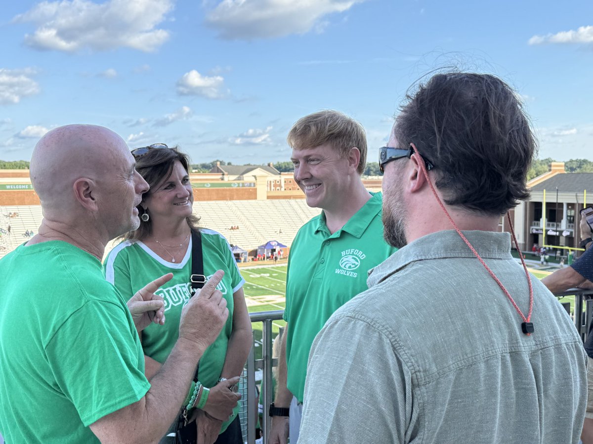 Electric night at the Buford vs. Milton game! Buford’s defense was relentless! A great game with two powerhouse teams! #BufordVsMilton #TilleryForLtGov