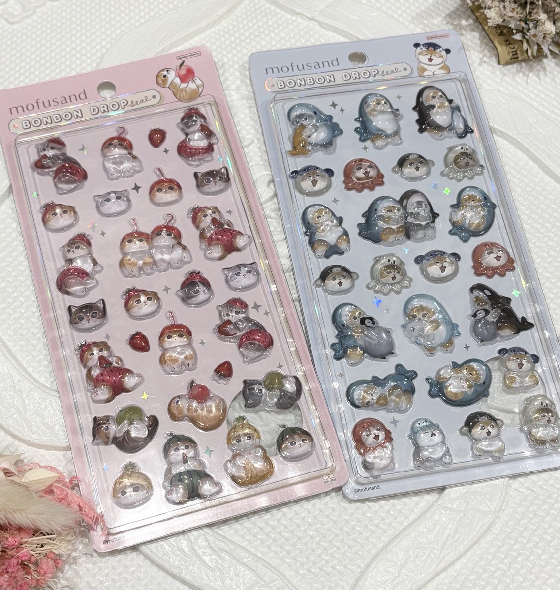 M*O様 mofusand ボンボンドロップシール 2シートセット モフサンド