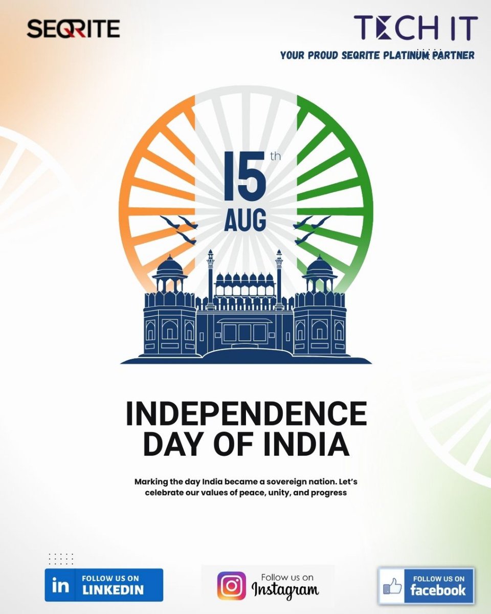 TechIT_Cloud's tweet image. 🇮🇳 𝗖𝗲𝗹𝗲𝗯𝗿𝗮𝘁𝗶𝗻𝗴 𝟳𝟴 𝗬𝗲𝗮𝗿𝘀 𝗼𝗳 𝗙𝗿𝗲𝗲𝗱𝗼𝗺 🇮🇳
At 𝗧𝗲𝗰𝗵 𝗜𝗧 𝗖𝗹𝗼𝘂𝗱,we honor the spirit of independence by securing India’s digital future with resilience,vision &amp;amp; trust.
𝗛𝗮𝗽𝗽𝘆 𝗜𝗻𝗱𝗲𝗽𝗲𝗻𝗱𝗲𝗻𝗰𝗲 𝗗𝗮𝘆! 🇮🇳
#IndependenceDay #India #DigitalIndia