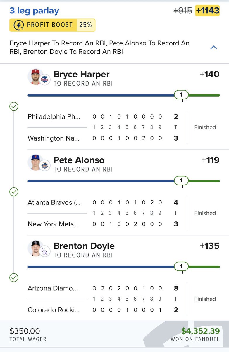 Great day for #MLB  #Props