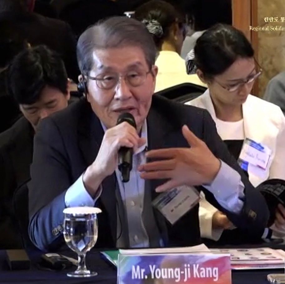 Hablando ahora: Mr. Youngji Kang, Presidente, East Asia Research Institute en Japón. 🇯🇵

#Korea80 #KoreanDream #OneDreamOneKorea #GlobalPeace #KoreanDream10MilCampaign