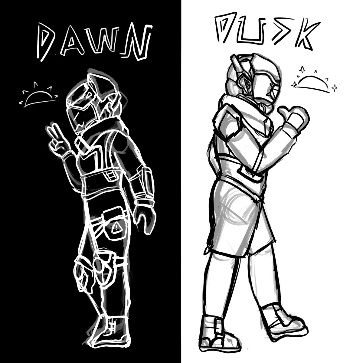An0nEm0u5's tweet photo. Might as well post it here
Dawn and Dusk Rave of the  #HuntersOfNightStreet https://t.co/J98jtDgLD1