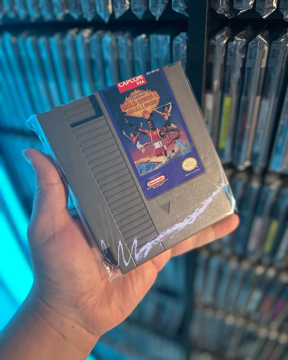 Day 222 of sharing a game from my NES Collection. Gold Medal Challenge.  #twitch #streamer #gamer #collector #nes #retro