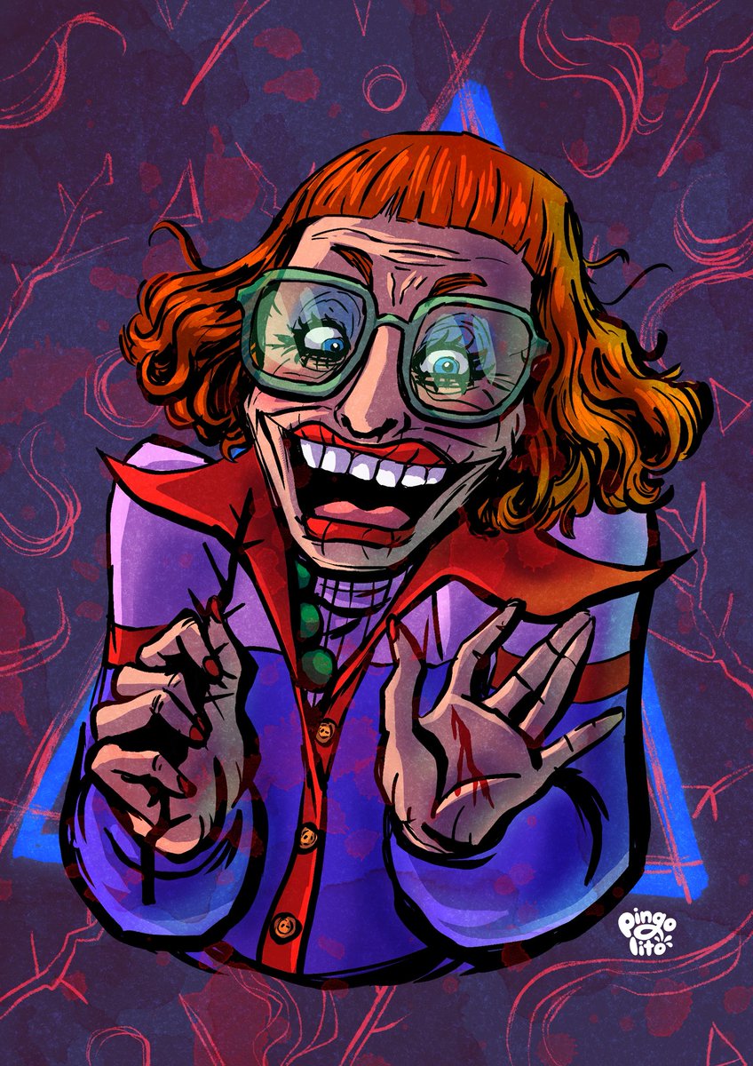 Pingolito's tweet photo. Pues ya vi #WeaponsMovie de #ZachCregger y esto fue lo que salió 😜 #fanart Me gustó mucho este personaje, tan misterioso y divertido a la vez... https://t.co/sDKQ7W8aAL