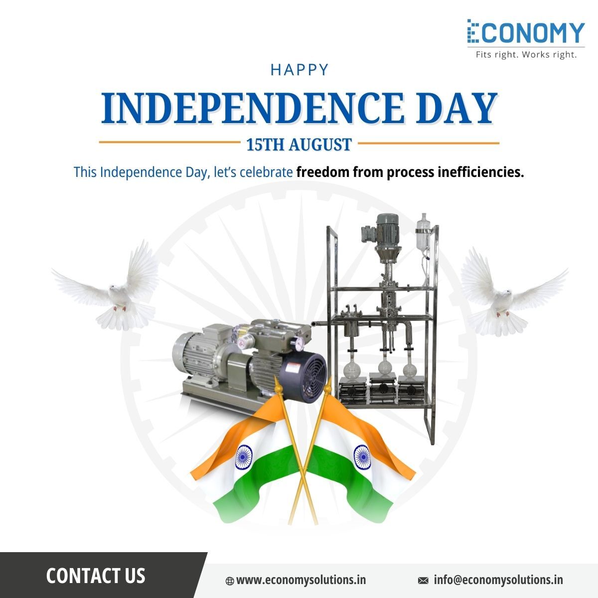 Economyprocess's tweet image. In 1947, India embraced freedom.
Today, industries are breaking free from inefficiencies &amp;amp; outdated systems.

At Economy Process Solutions, we power productivity, sustainability &amp;amp; reliability.

#IndependenceDayIndia #EngineeringFreedom