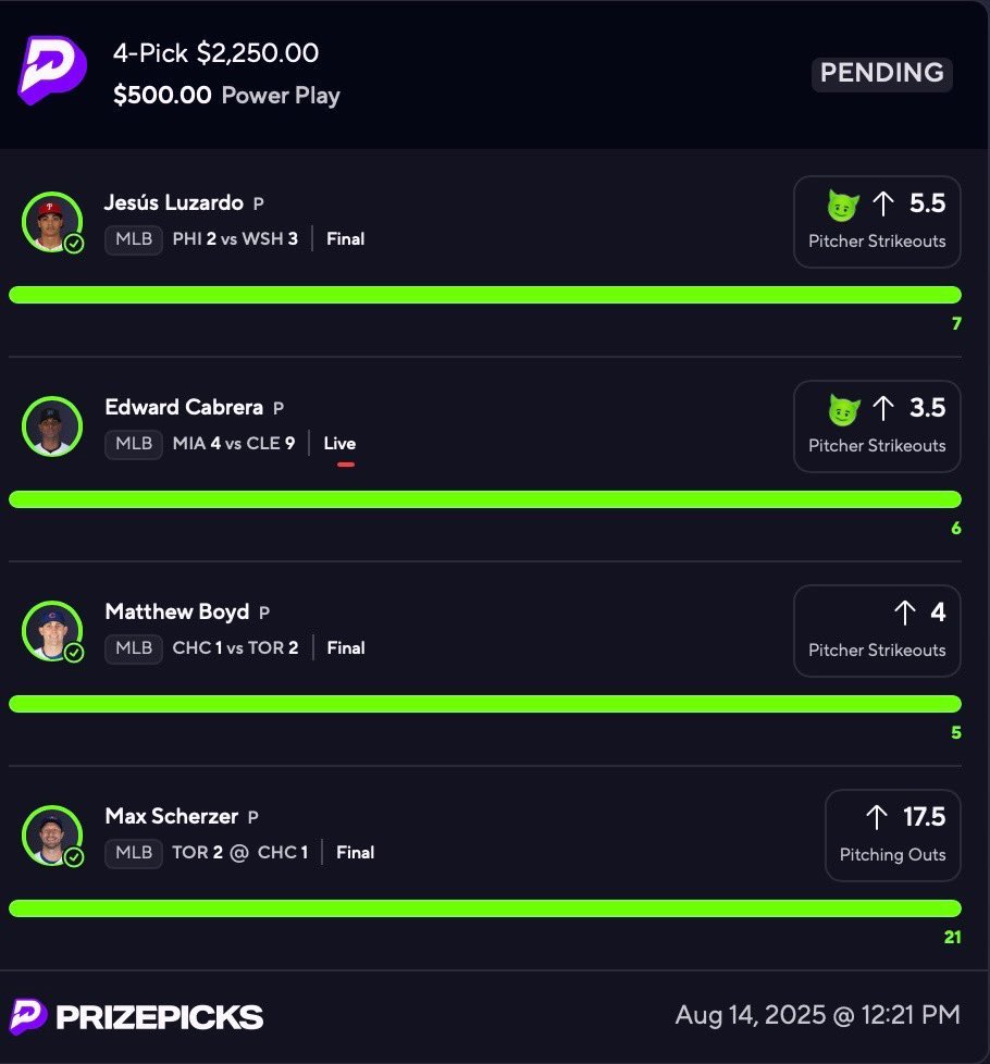stackpropz's tweet photo. $1000 GIVEAWAY ALERT 🚨

$250 to 4 followers who LIKE &amp; RT 😈 

✅$500 -> $3,000
✅$500 -> $2,250
✅$750 -> $5,625

all these plays posted for $10/month… WHAT ARE YOU DOING? 😳👇🏼

#GamblingX https://t.co/ZNhKfQNdBy