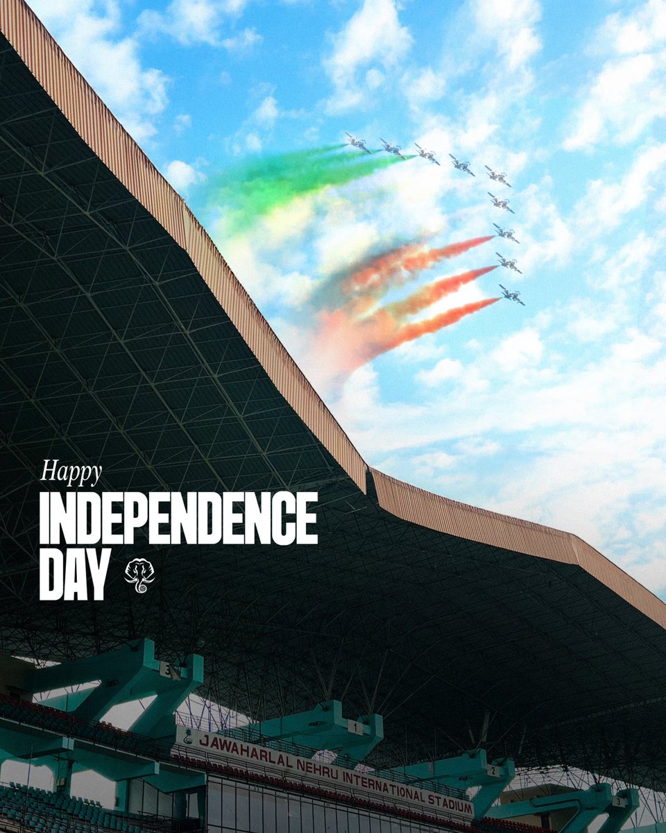 KeralaBlasters's tweet photo. Unity in diversity, strength in courage, that’s the spirit of India. Let’s honor it together! 🇮🇳

Jai Hind! 🫡

#HappyIndependenceDay #KeralaBlasters #KBFC https://t.co/dtm7c2a8kx