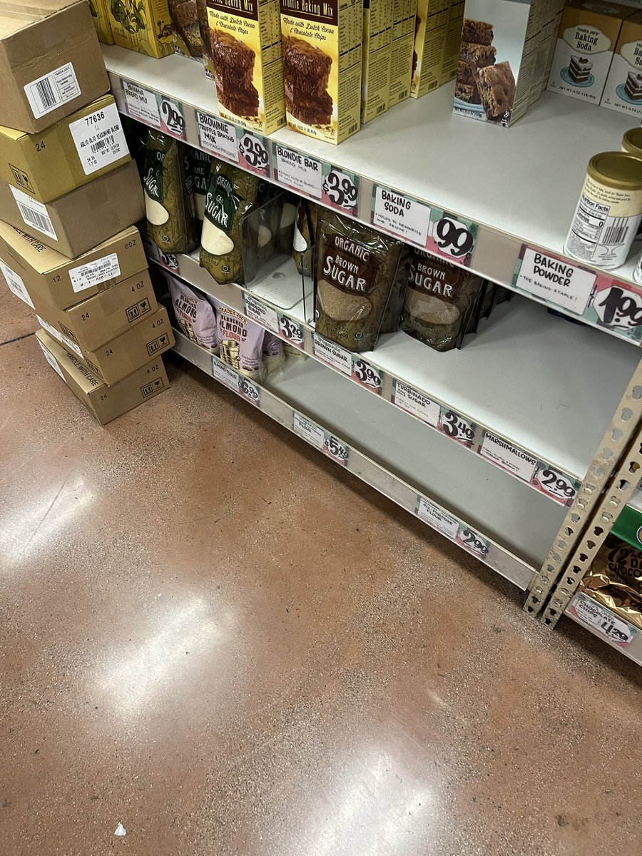 gneeners's tweet photo. Anyone else’s local store sold out of flour? 😆 @taylorswift13’s power is real. https://t.co/B6ozSumHpn