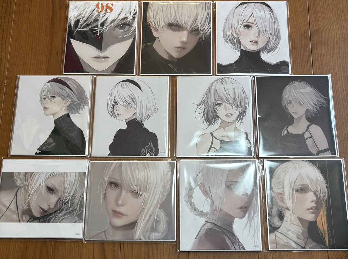 ニーア 消セナイ記録 色紙 譲 画像の色紙 ニーア リィンカーネーション