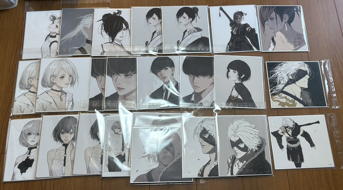 ニーア 消セナイ記録 色紙 譲 画像の色紙 ニーア リィンカーネーション