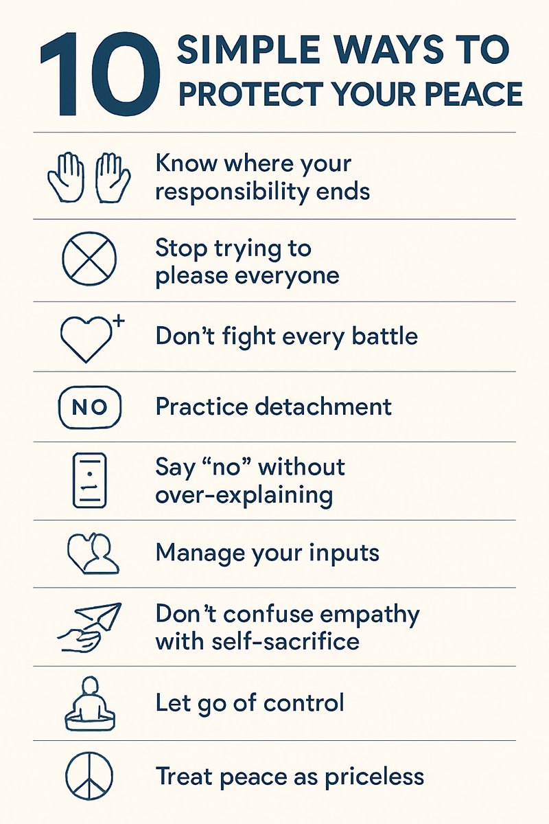 wellbeingmantra's tweet photo. “Peace isn’t lost. It’s leaked. Here’s how to seal it.”
• #ProtectYourPeace
• #SilentStrength
• #InnerCalm
• #PeaceIsPower
• #BoundariesAreSacred
Follow @wellbeingmantra https://t.co/Aacq6ZeKqN